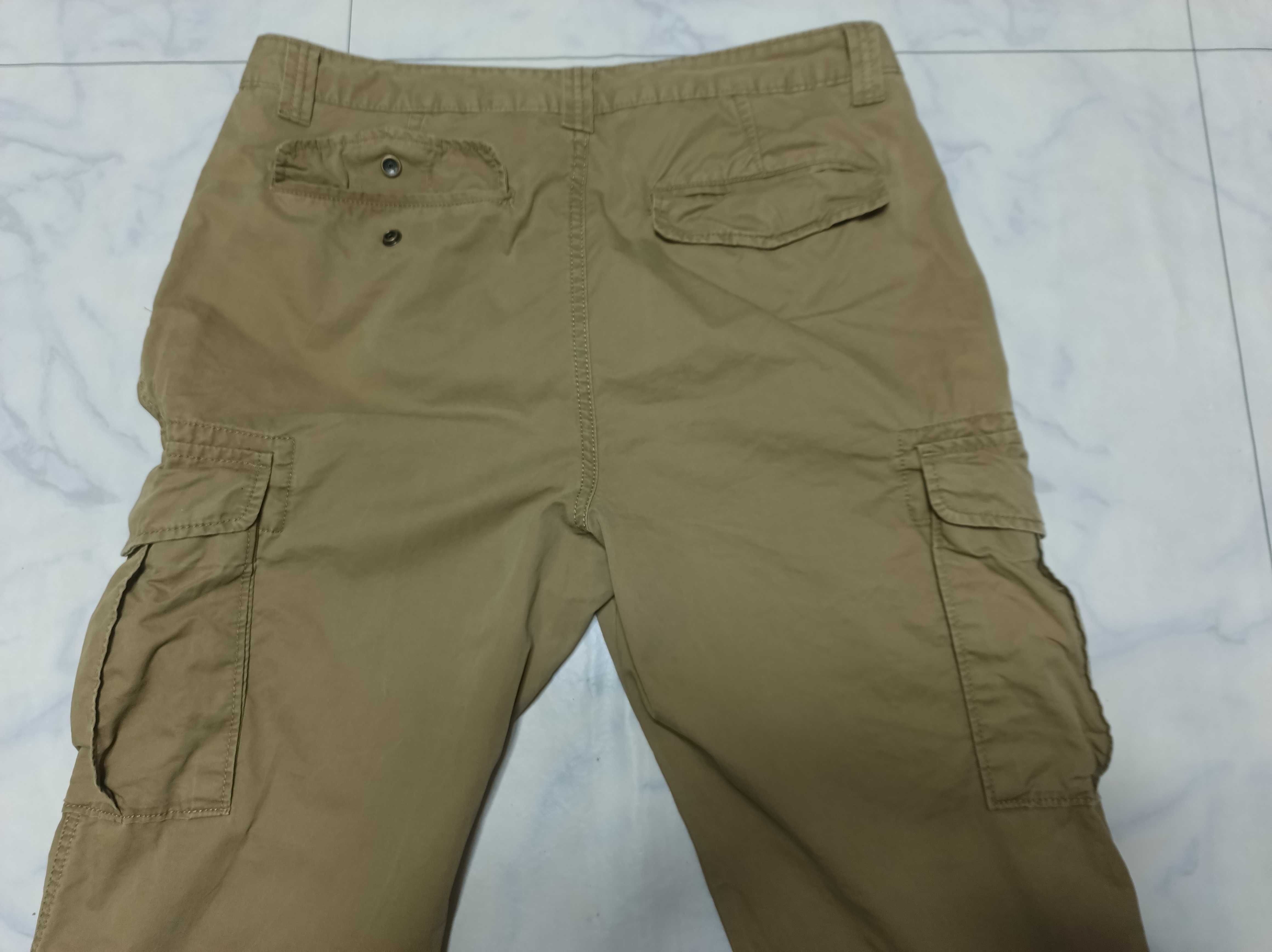 Мужские штаны-карго Marks & Spencer W34 L33 милитари khaki bronzе