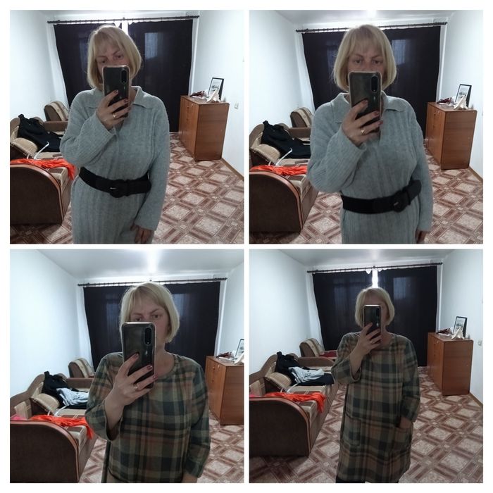 Сарафан сукня великого розміру жіноча. Трикотажна зимня.