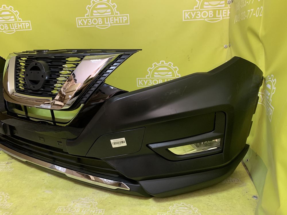 Морда Nissan Rogue 2017 - 2022 Бампер капот фара коплект