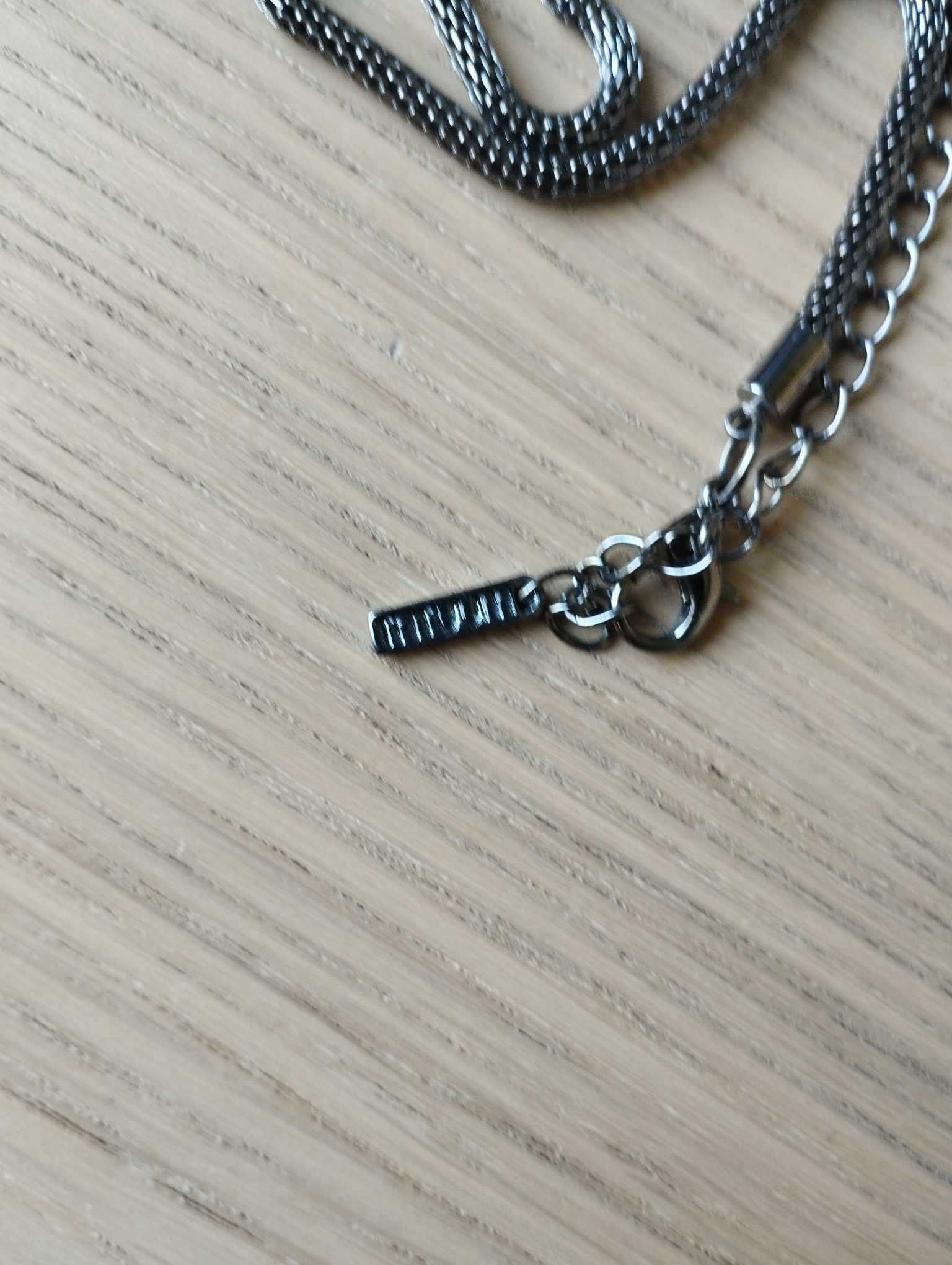 Srebrny naszyjnik z kryształem