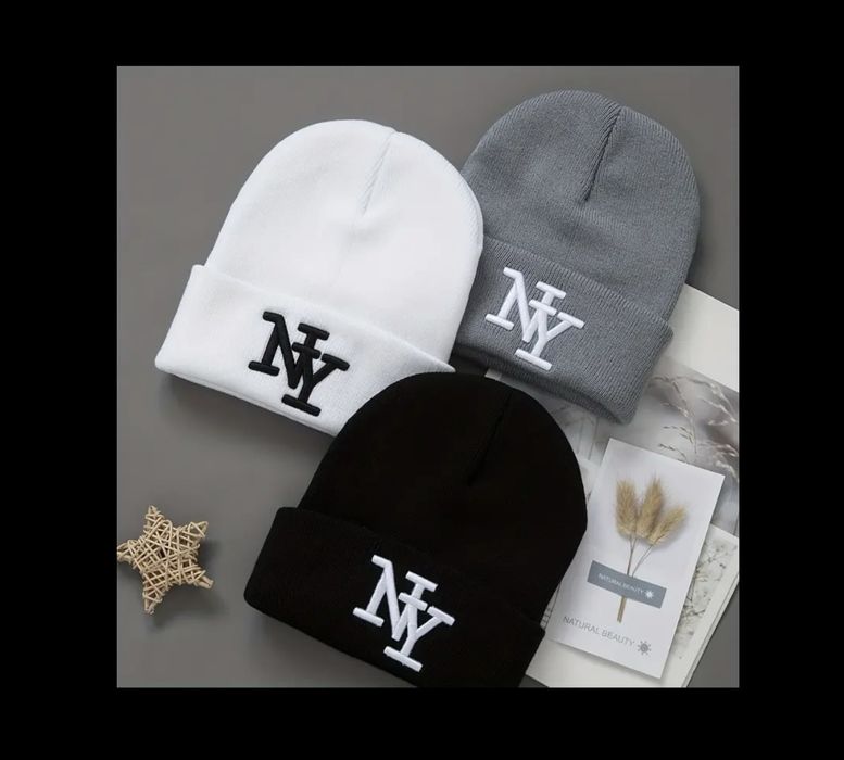 Czapka zimowa NY – modna, ciepła, unisex