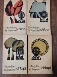 Chłopi - kompletna seria, 4 tomy, Władysław St. Reymont, 1968