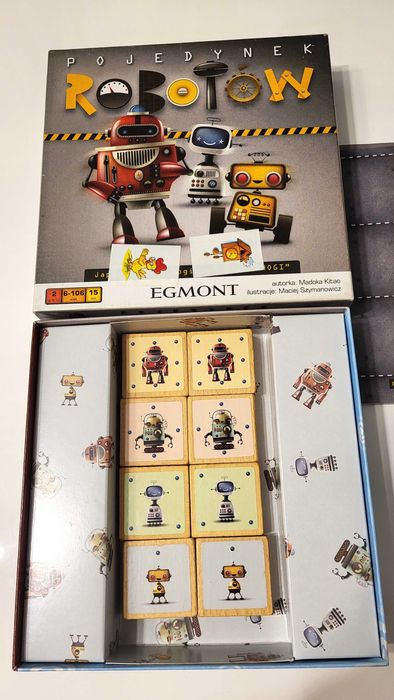Pojedynek robotów - japońska gra logiczna wydawnictwo Egmont