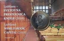 Coleção: Moeda Eslovénia 3 EUR - Coincard Ljubljana Cap. Livro (2010)