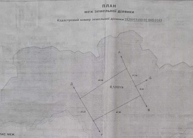 Продаж земельної ділянки Брусилів для садівництва