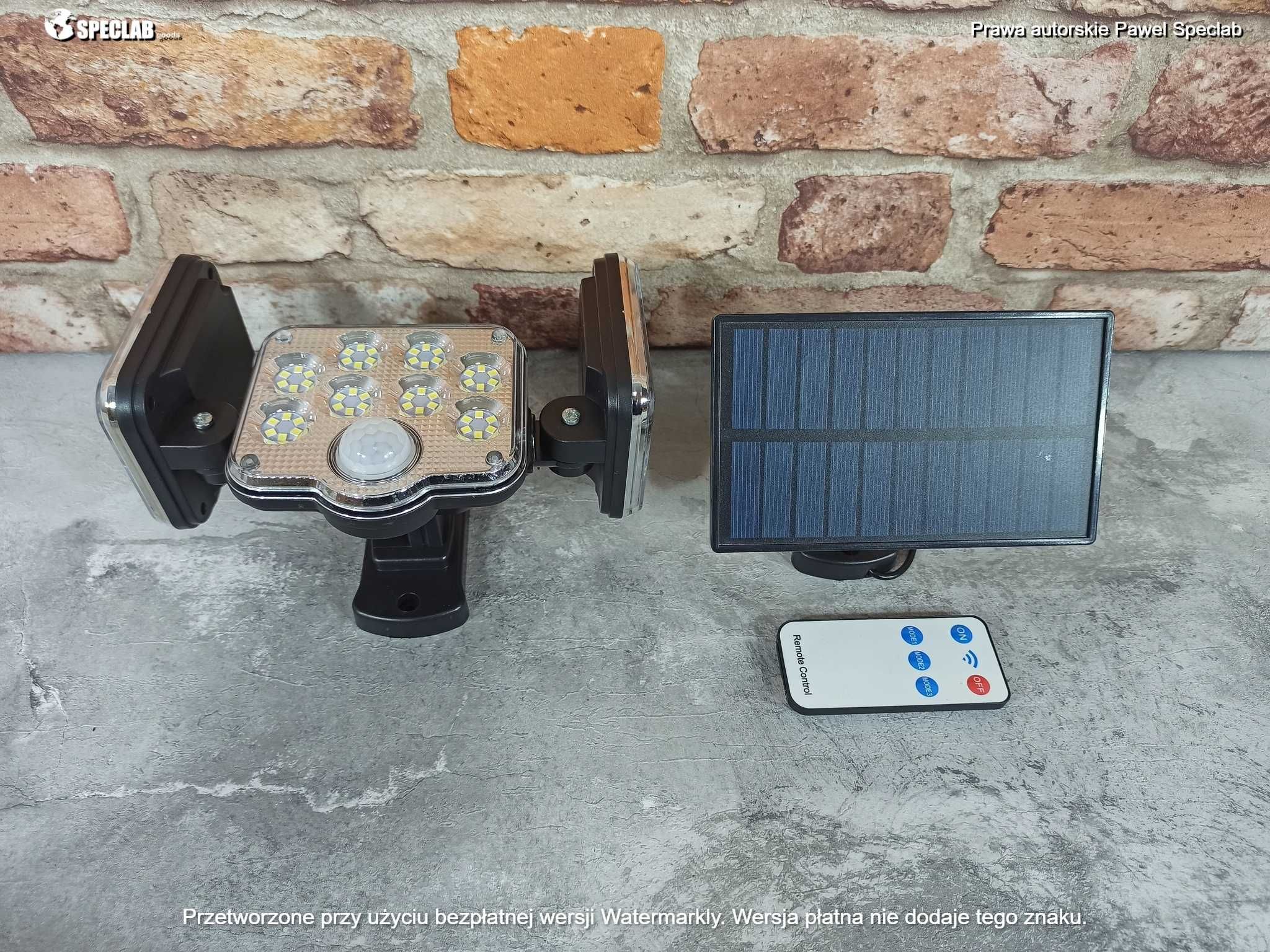 Lampa uliczna 150 W 4800 lm zasilanie solarne(3901)