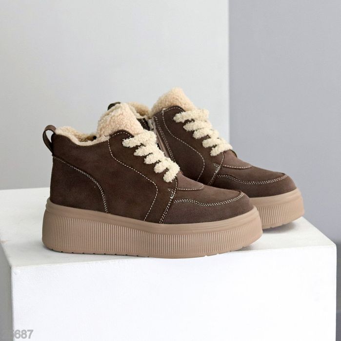 Черевики жіночі зимові з натуральної замші