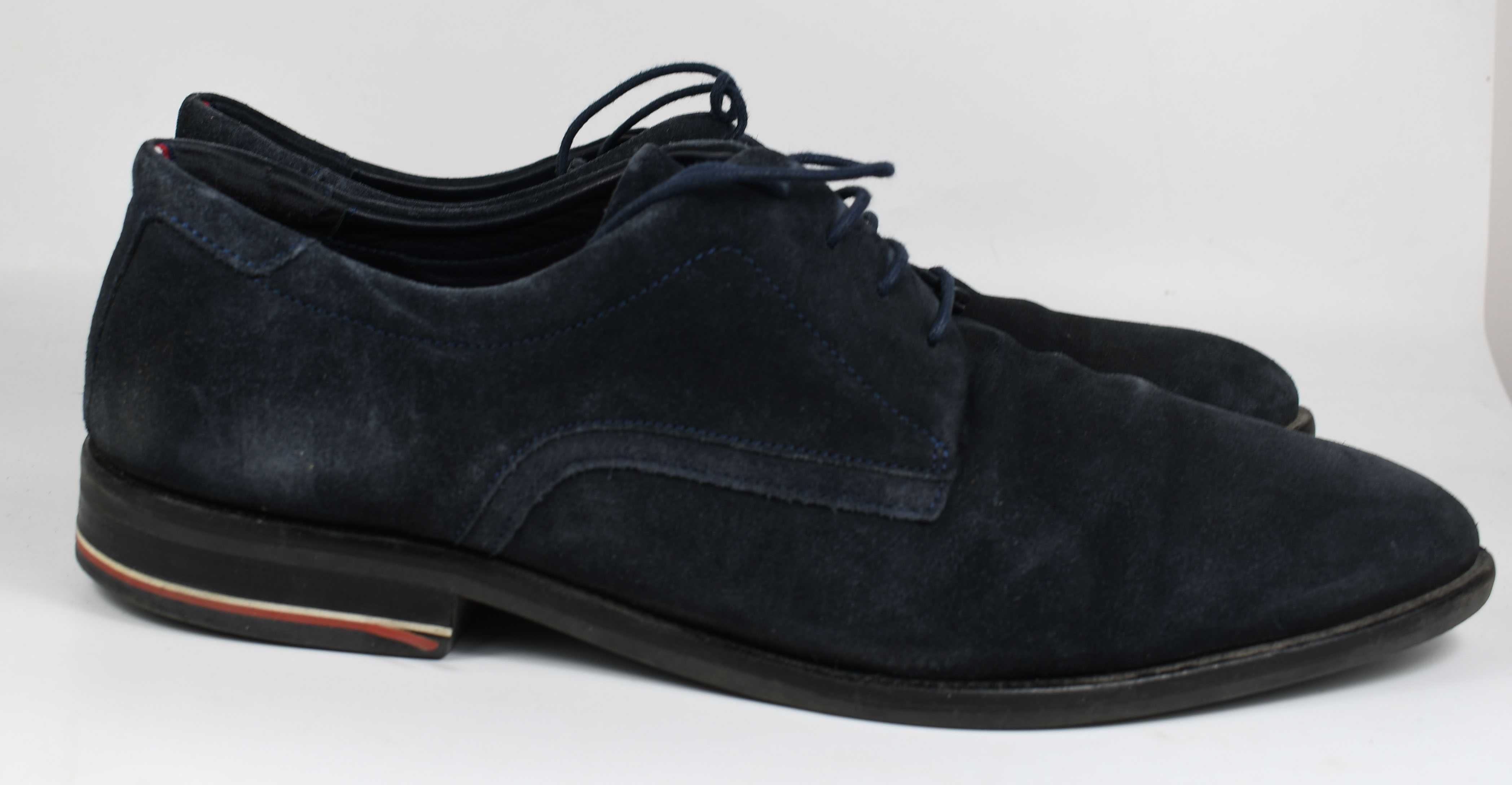 Używane Tommy Hilfiger Półbuty Corporate  Suede Sroz. 48