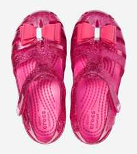 Crocs Isabella, розовые сандалии на девочку, кроксы, С6