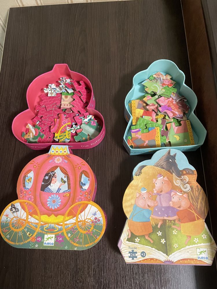 Пазлы DJECO 5+, 3+
