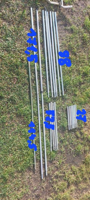 Rurki do namiotu/ stelaż tunel folia