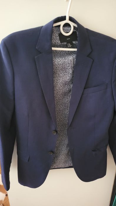 MARYNARKA męska granatowa Slim- fit