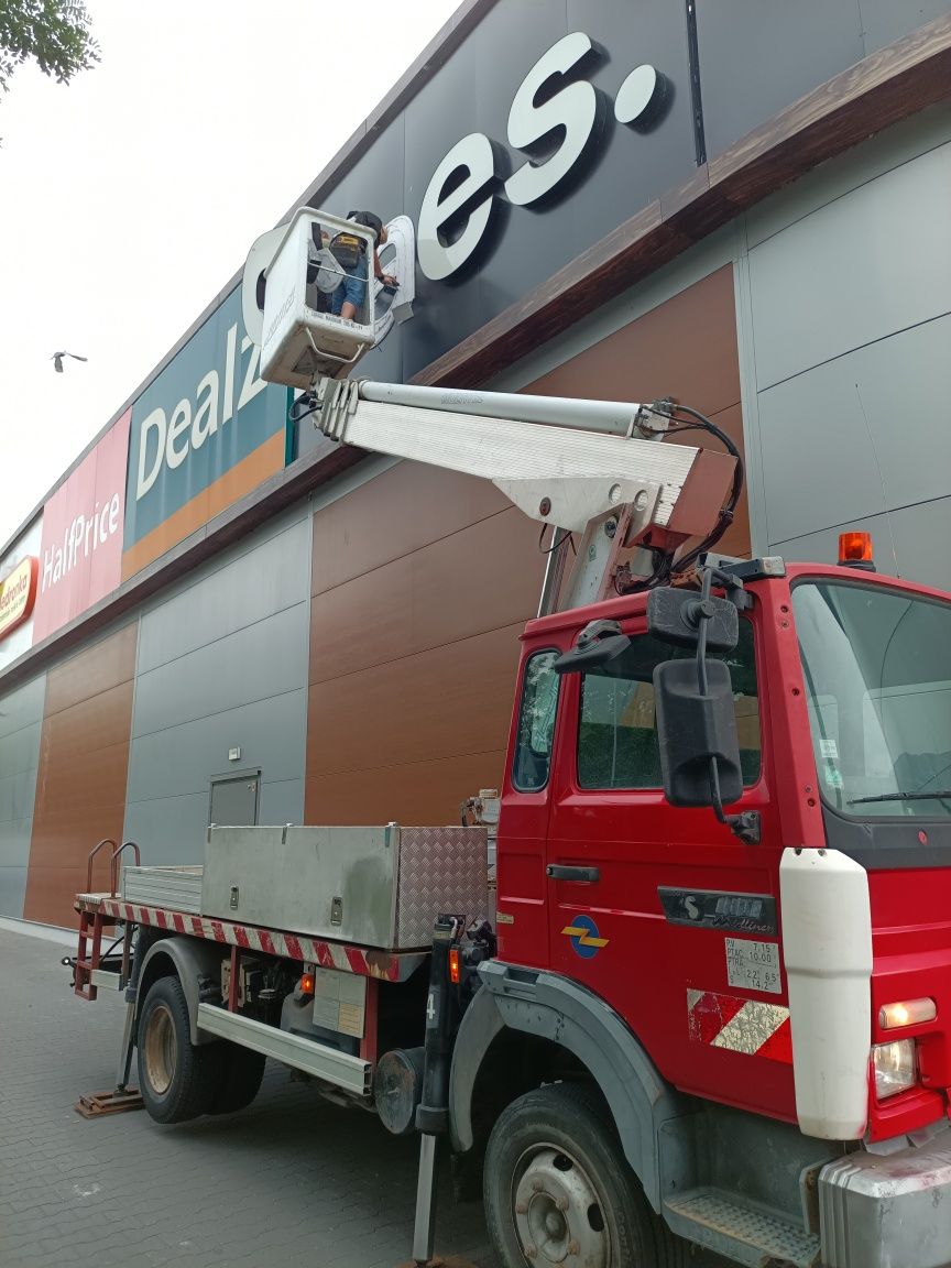 Podnośnik koszowy zwyżka 22m i 34m