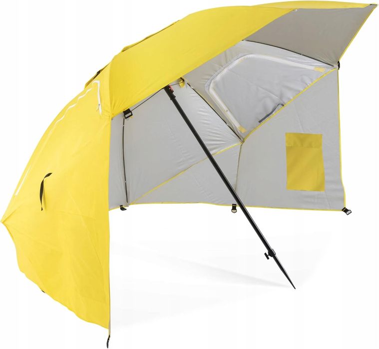 Plażowy parasol/namiot 210 cm – 2w1, ochrona UV + pokrowiec
