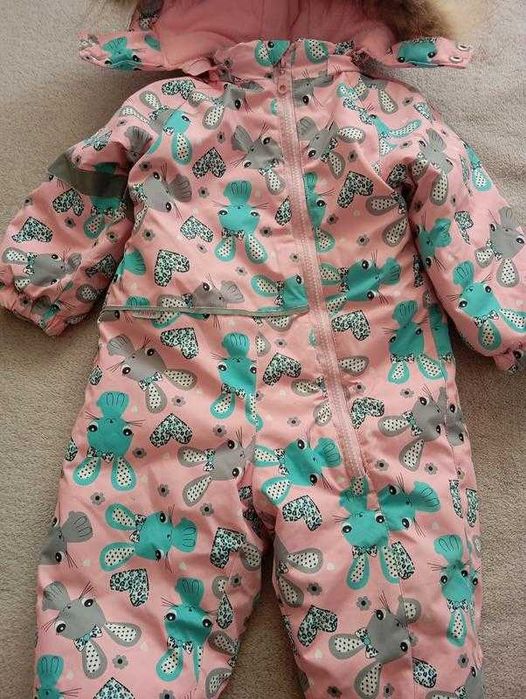 Зимовий комбінезон суцільнй 74-80