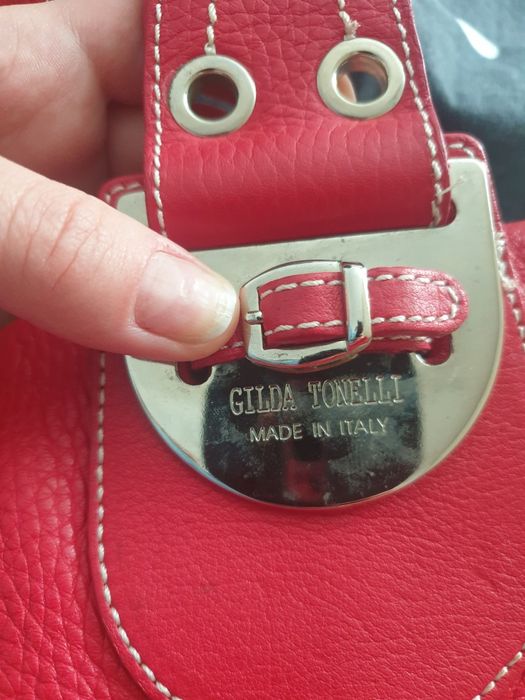 Сумка женская красная gilda tohetti