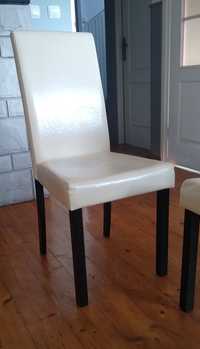 Krzesło drewniane miękka tapicerka 2 szt
