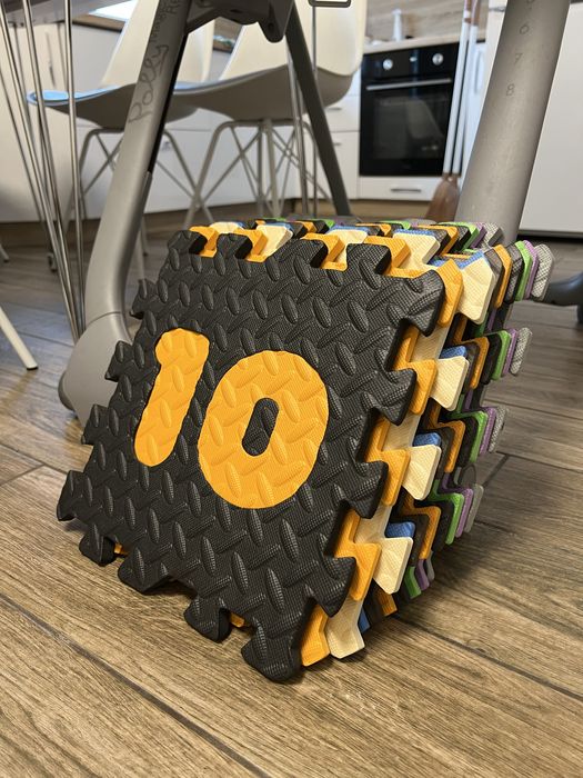 Килимок дитячій пазл с цифрами