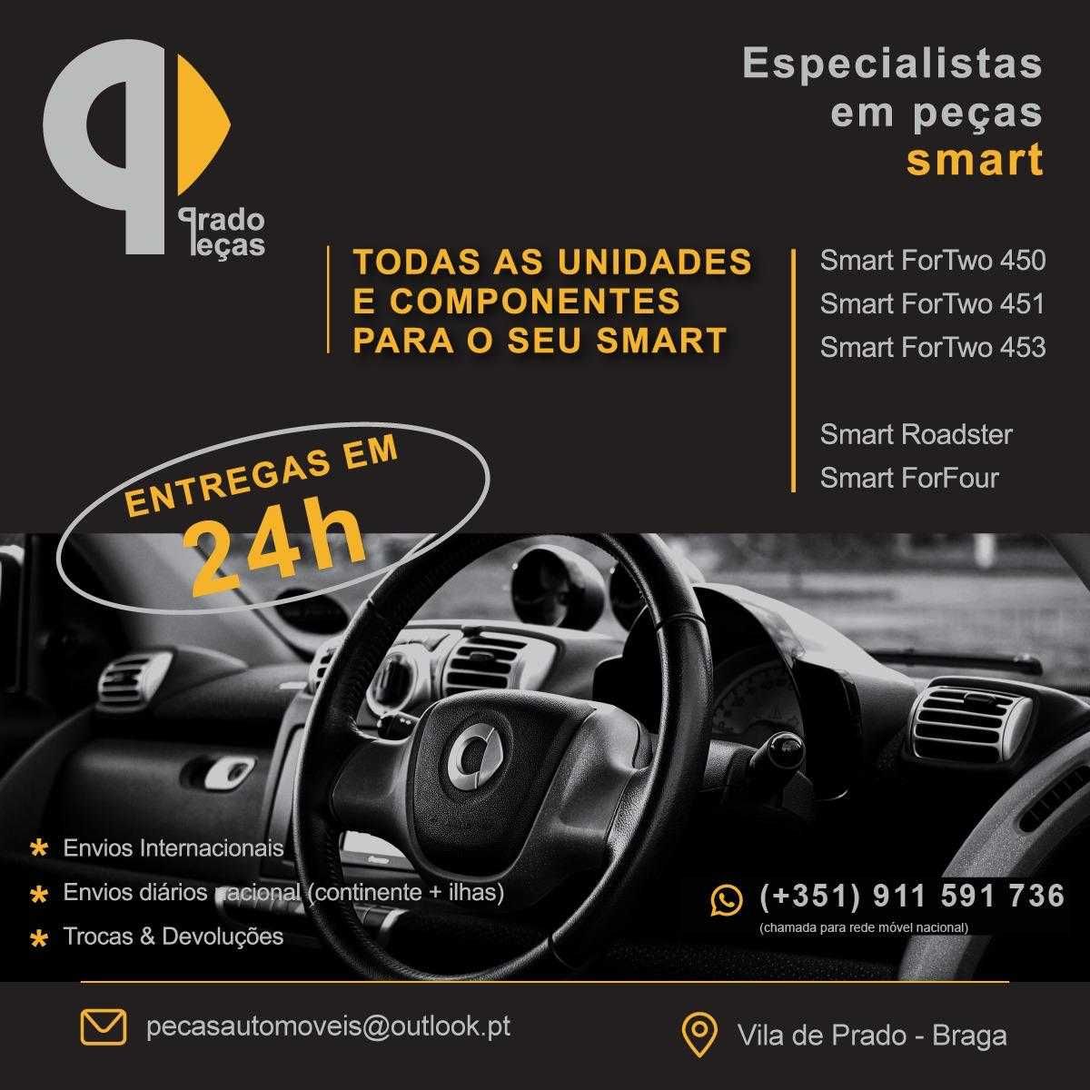 Blindagem inferior para choques smart forfour 453