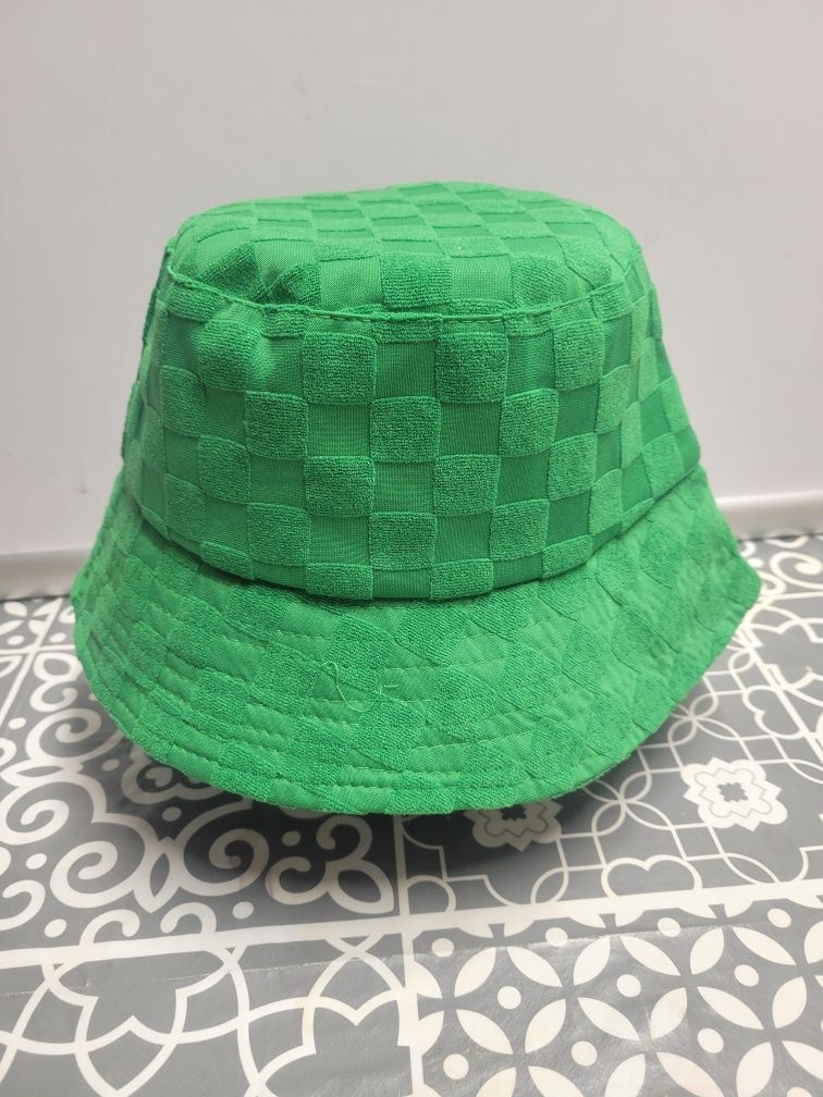 Яскрава панама zara капелюх зелена шляпа шапка унісекс