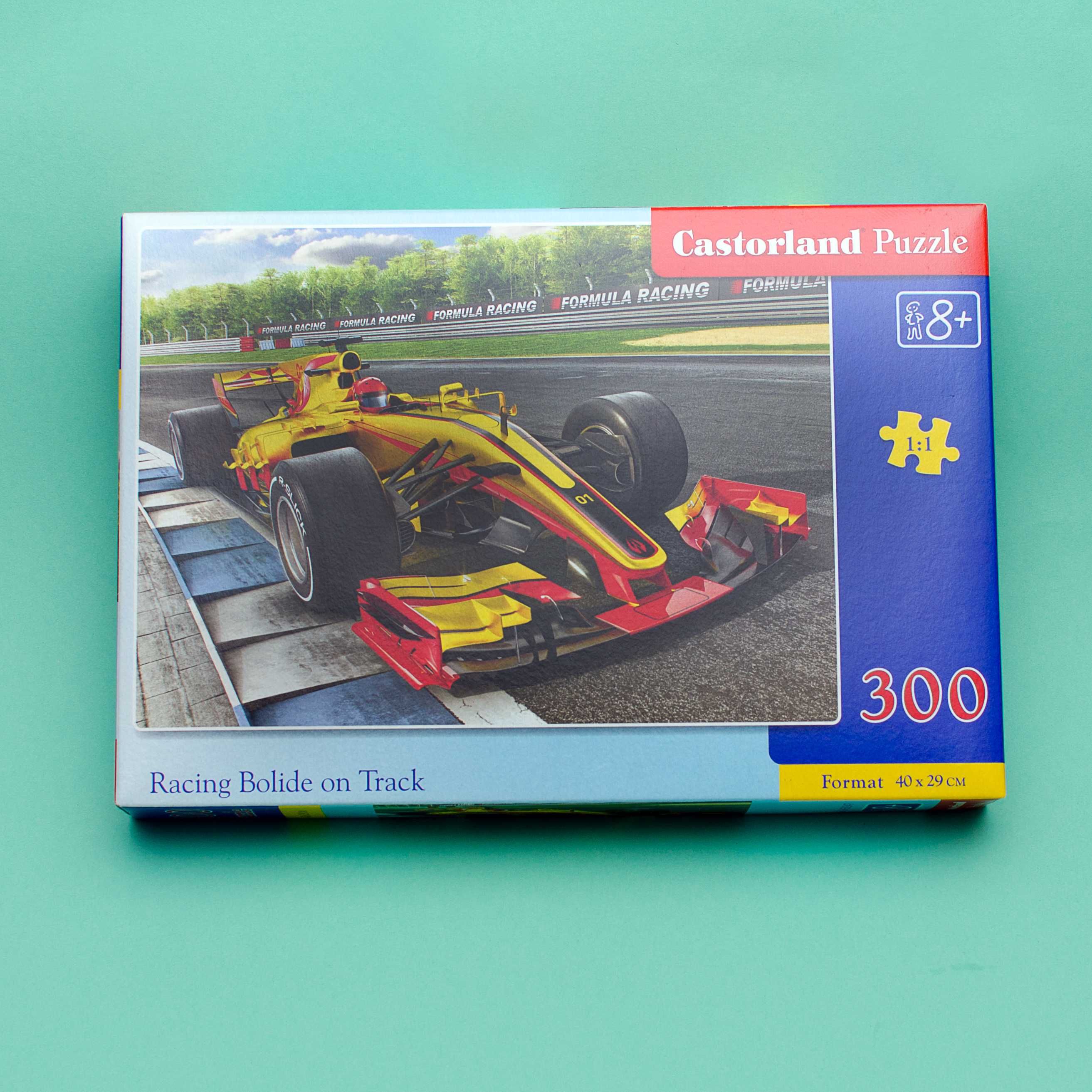 Castorland Puzzle - Racing Bolide on track