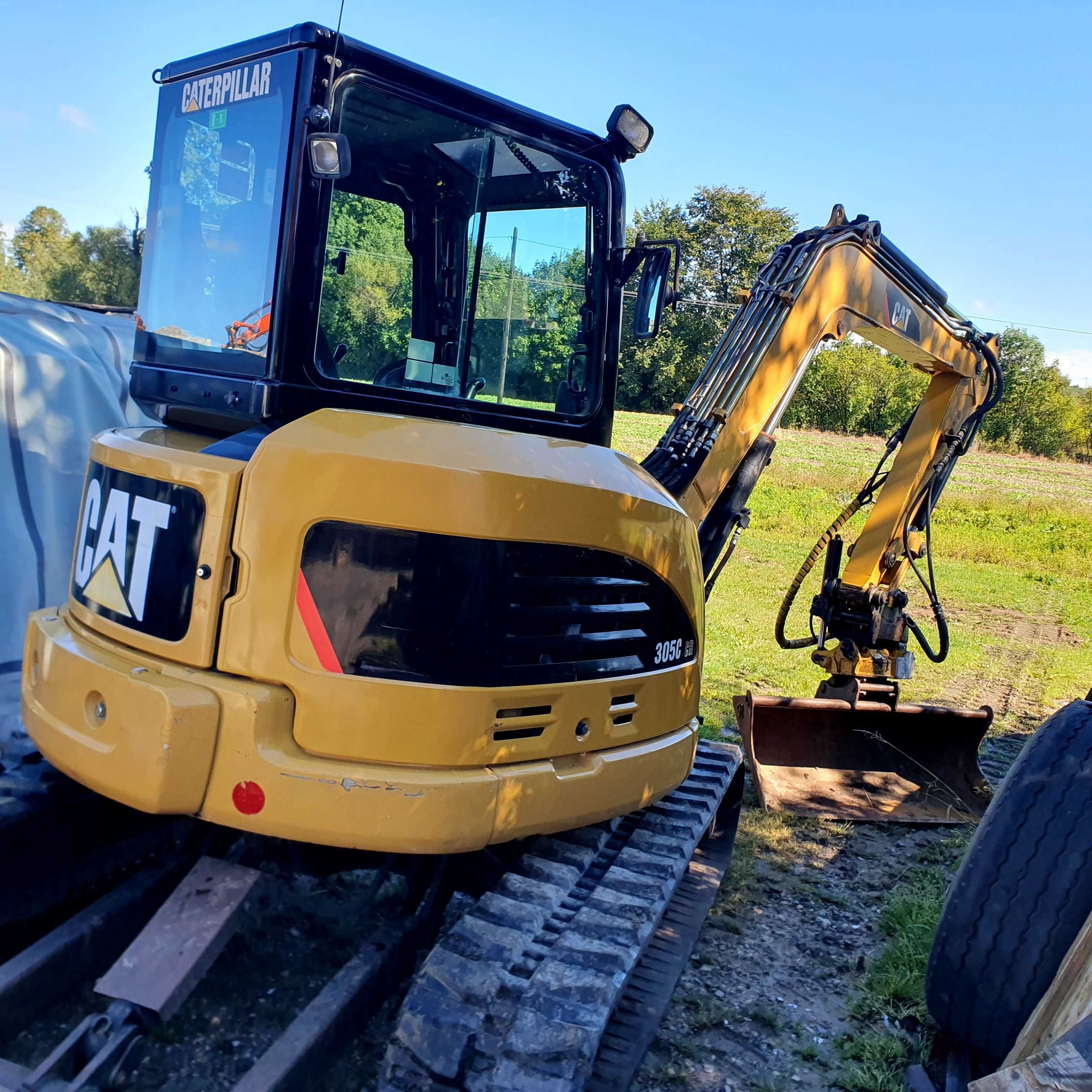 Koparka Cat 305CR rototilt