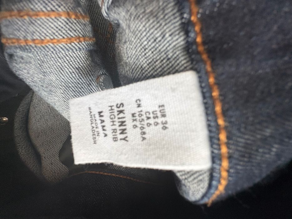 Jeansy ciążowe H&M r. 36
