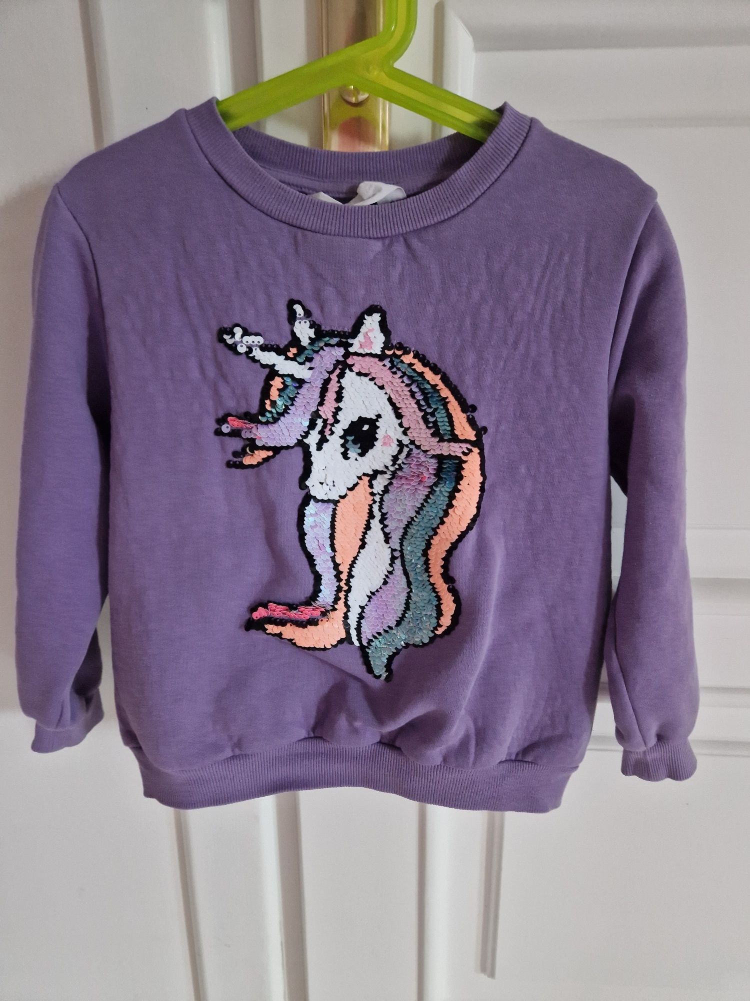 Bluza unicorn h&m 4-6 lat