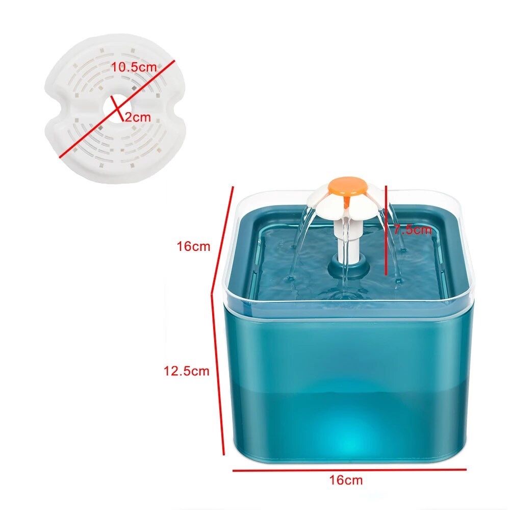 Fonte/bebedouro d’água automática para cães e gatos | 2L