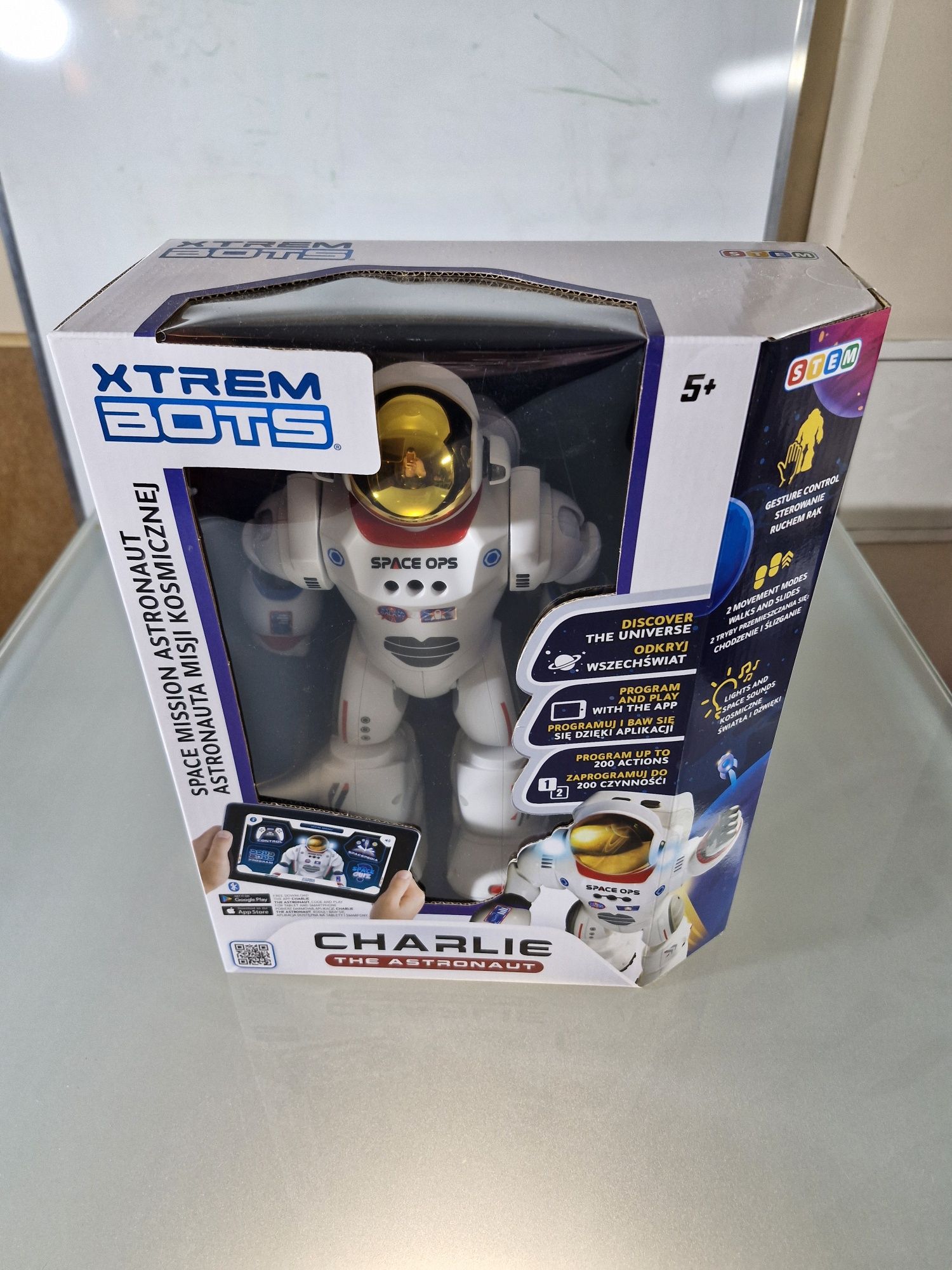 Robot Charlie Astronauta Interaktywny Nauka Programowania