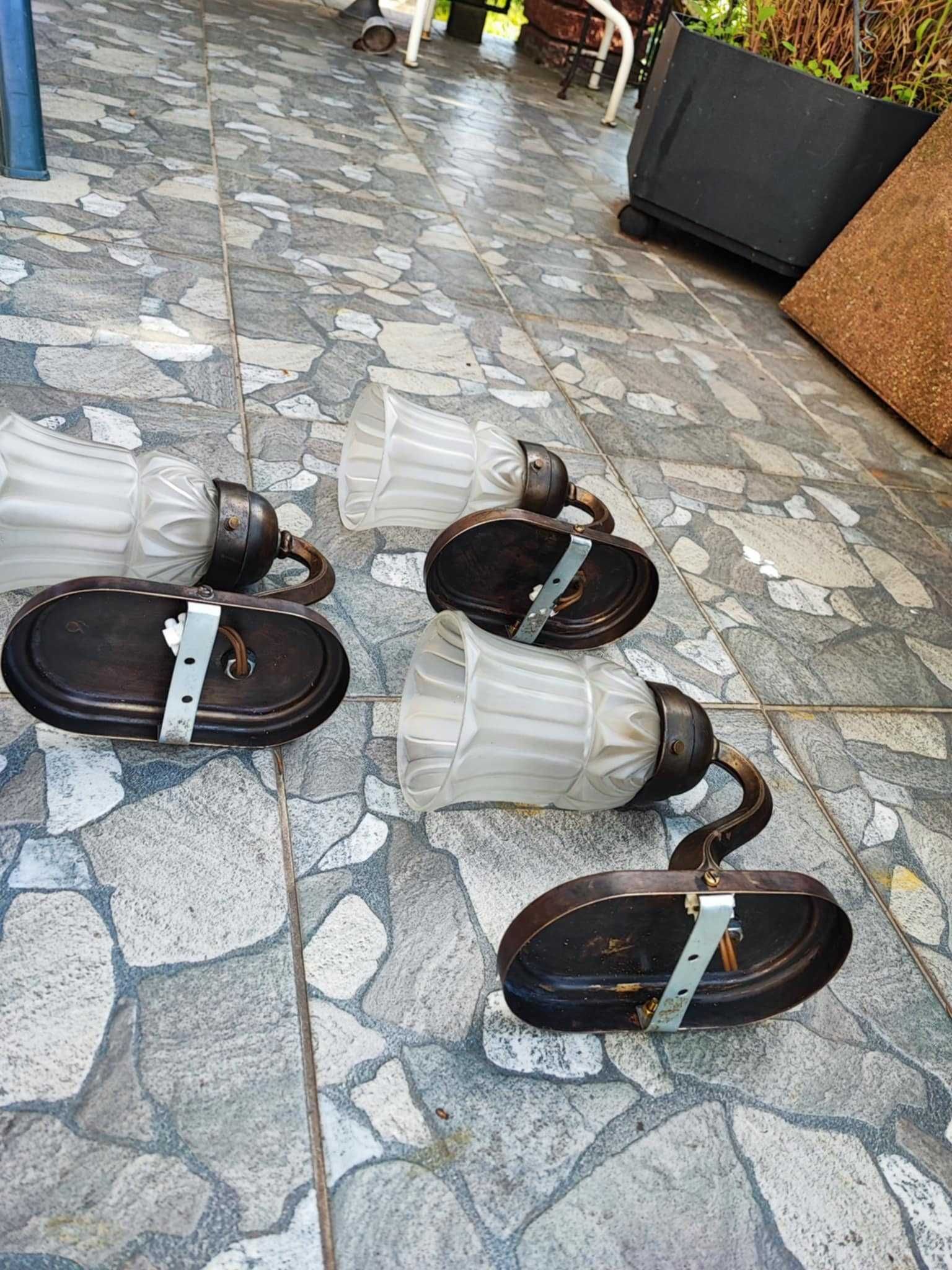 Art deco,mosiężny kinkiet,kinkiety,cena za 1 szt.