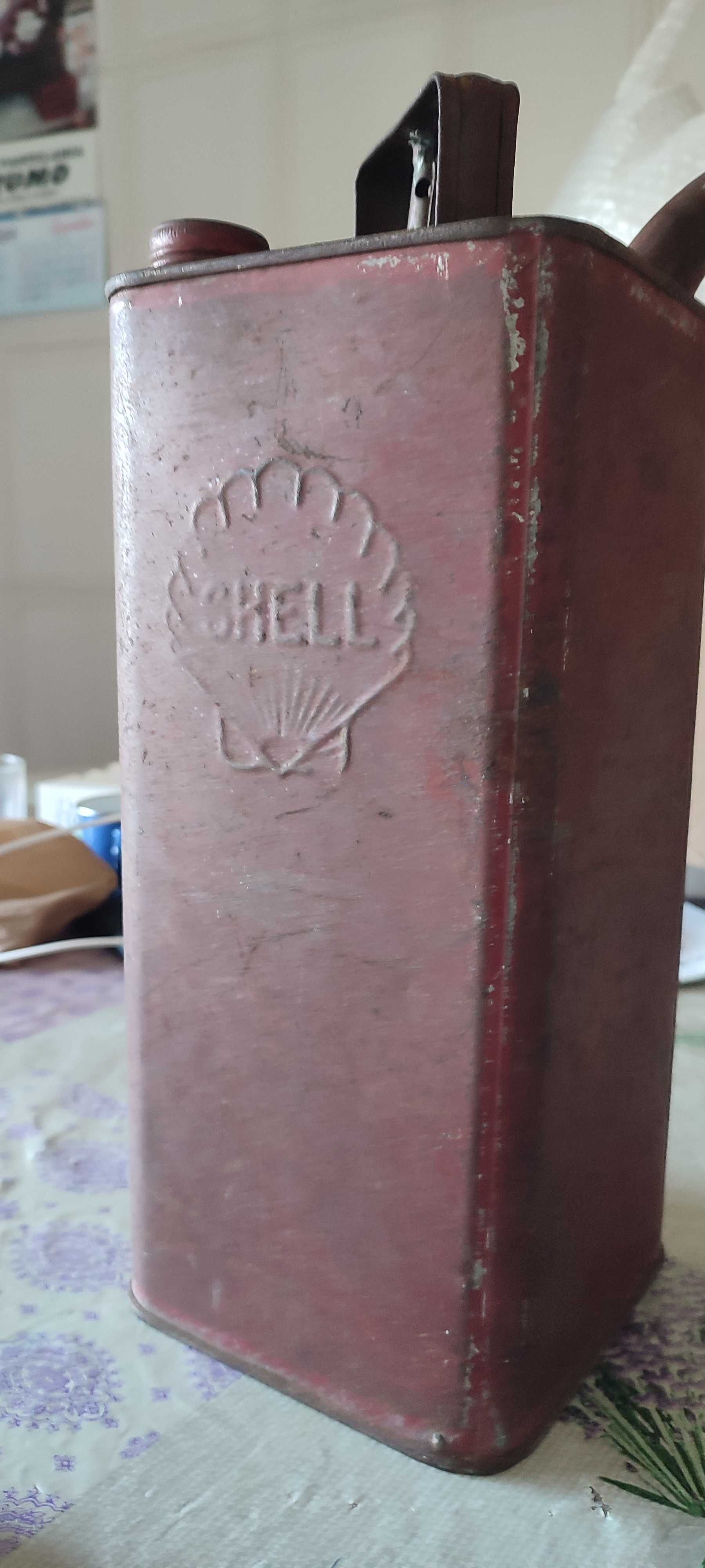 Lata de óleo shell 1956