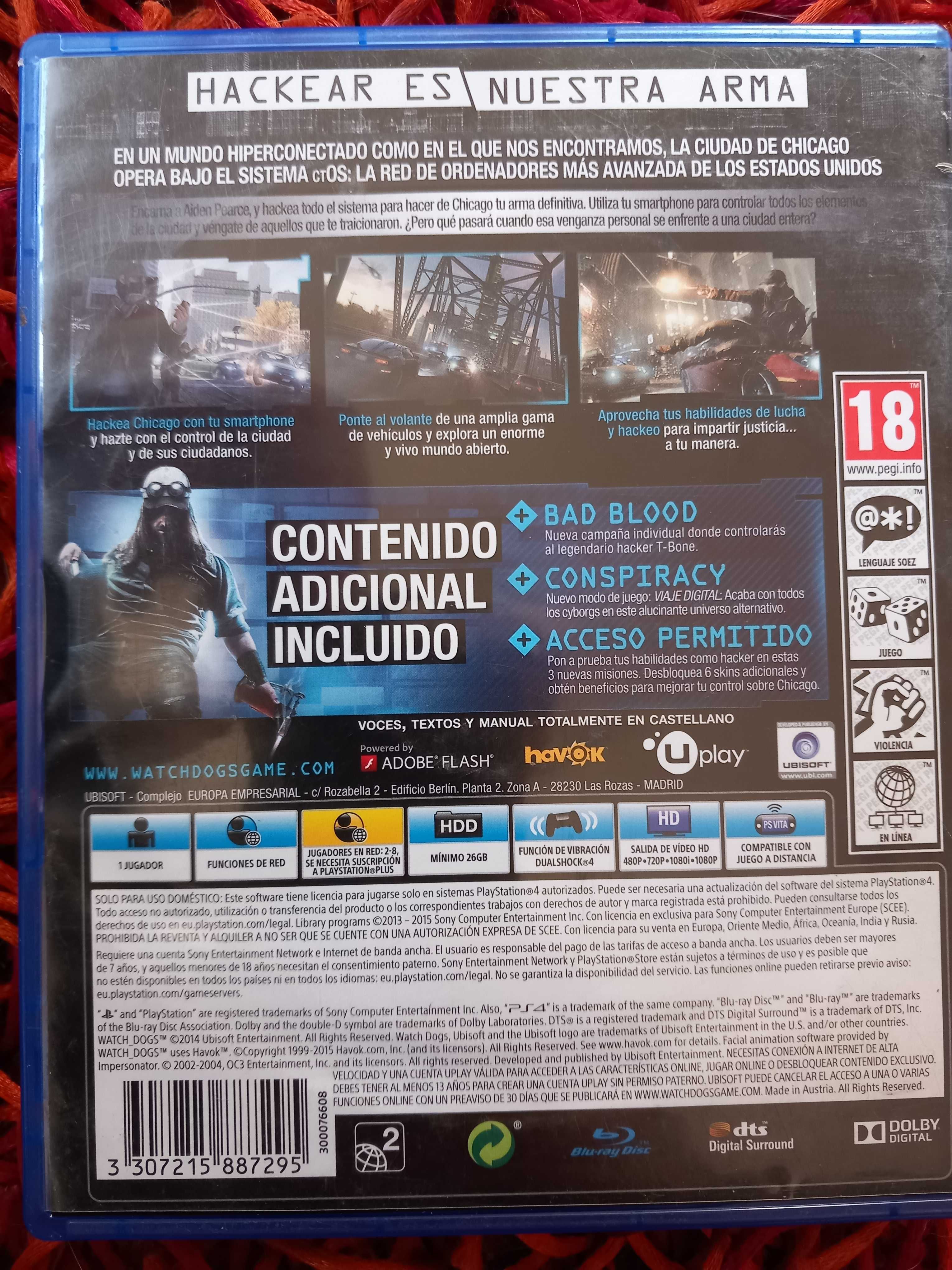 Watch Dogs Completed Edition Ps4