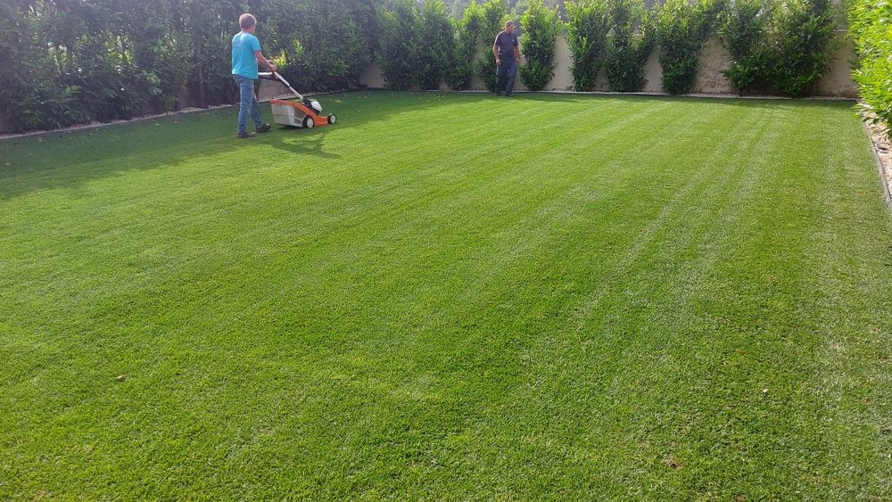Construção e manutenção de espaços verdes