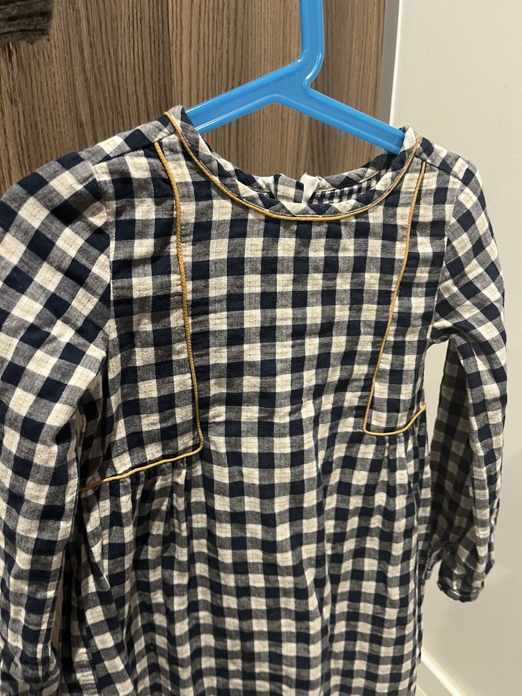 Sukienka Okaidi swiateczna w kratke 104