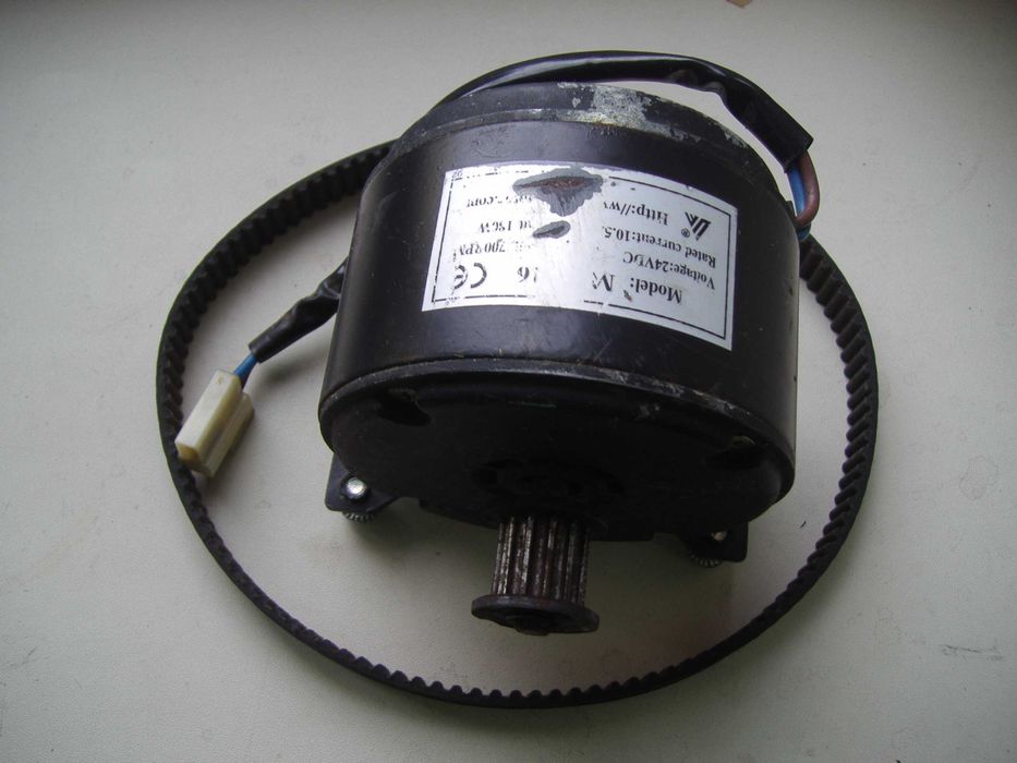 Коллекторный мотор 24v 180w (24v 120w) + ремень + контроллер б/у