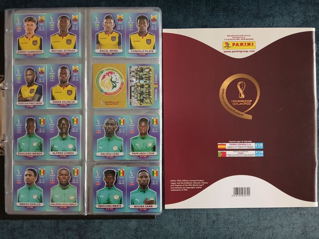 Caderneta Mundial 2022 Qatar Completa
