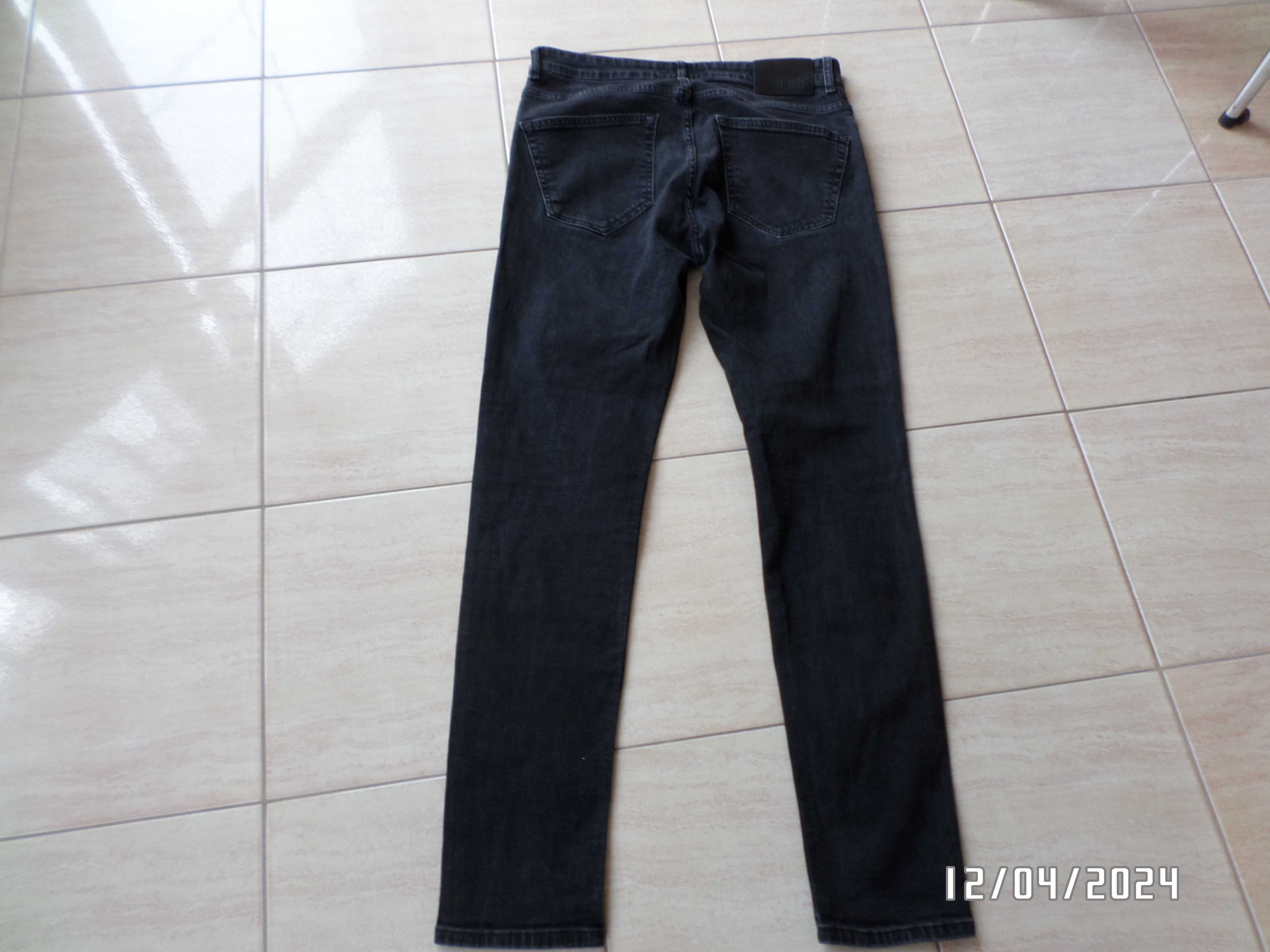 firmowe spodnie męskie jeans -DEF-33/34-L