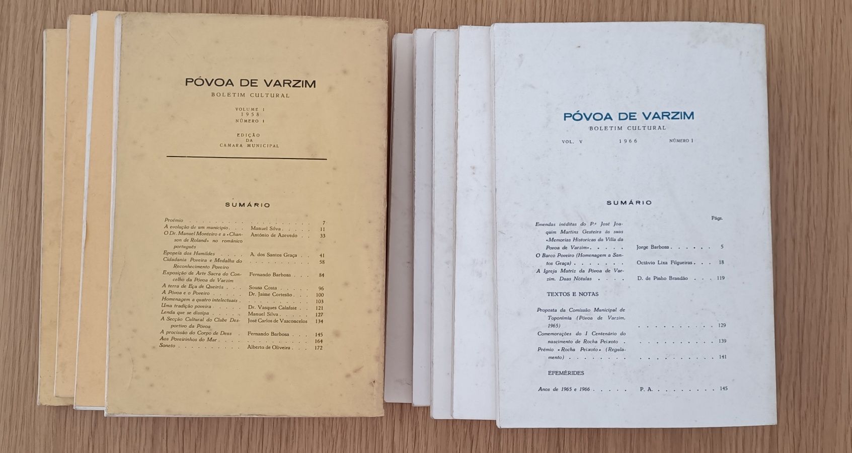 Boletins Culturais Póvoa de Varzim (9) 1958 a 1966