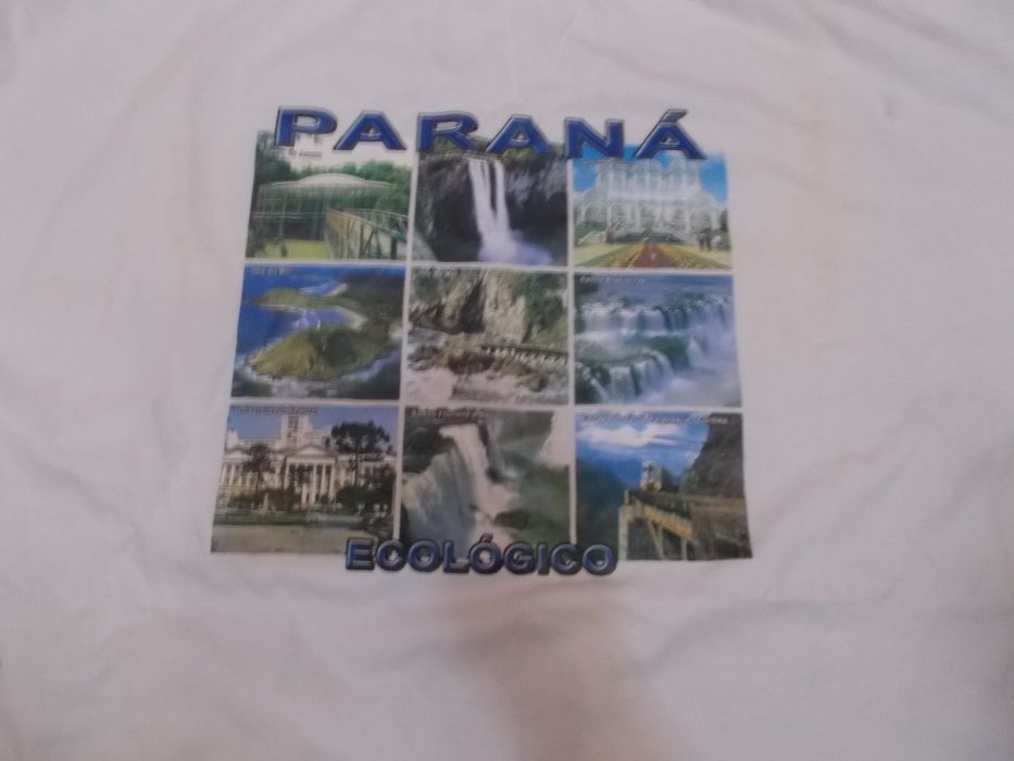 T-shirt de verão alusiva ao Paraná Brasil