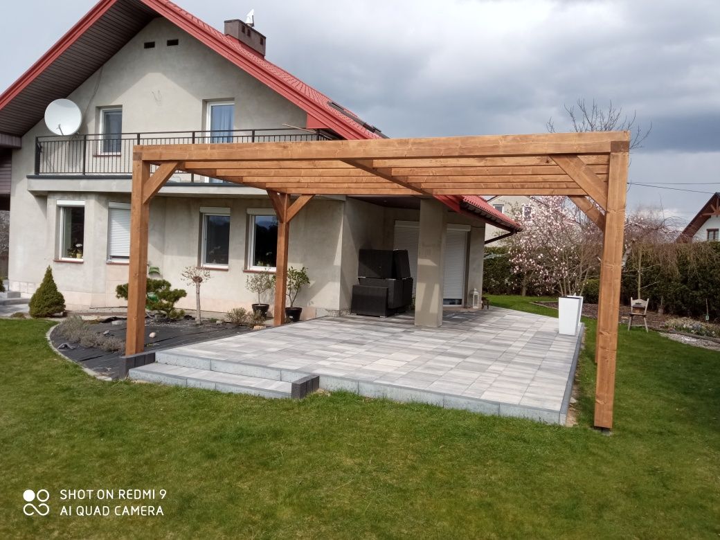Pergola ogrodowa, taras , wypoczynek