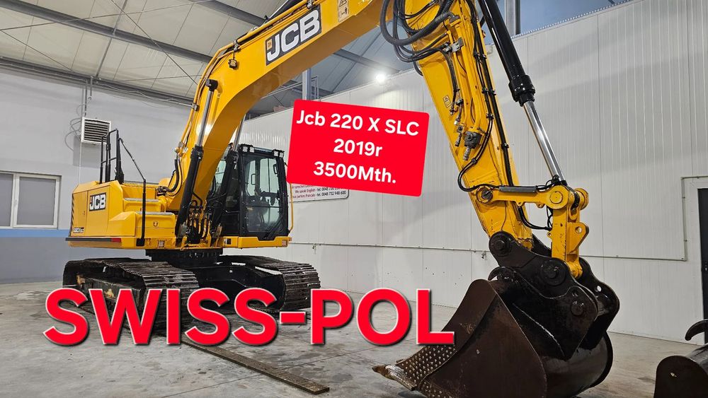 JCB 220 X SLC 19R 3400Mtg 2 Łyszki Koparka Gąsienicowa Doosan DX Volvo EC JCB JS