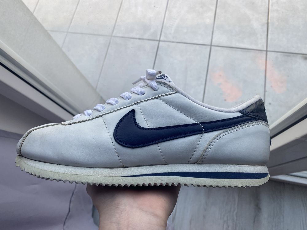 Nike Cortez White/Navy Lata 90