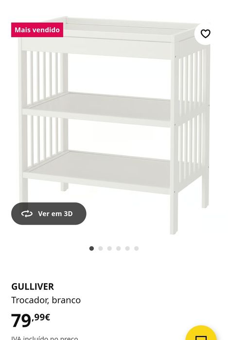 Trocador IKEA usado