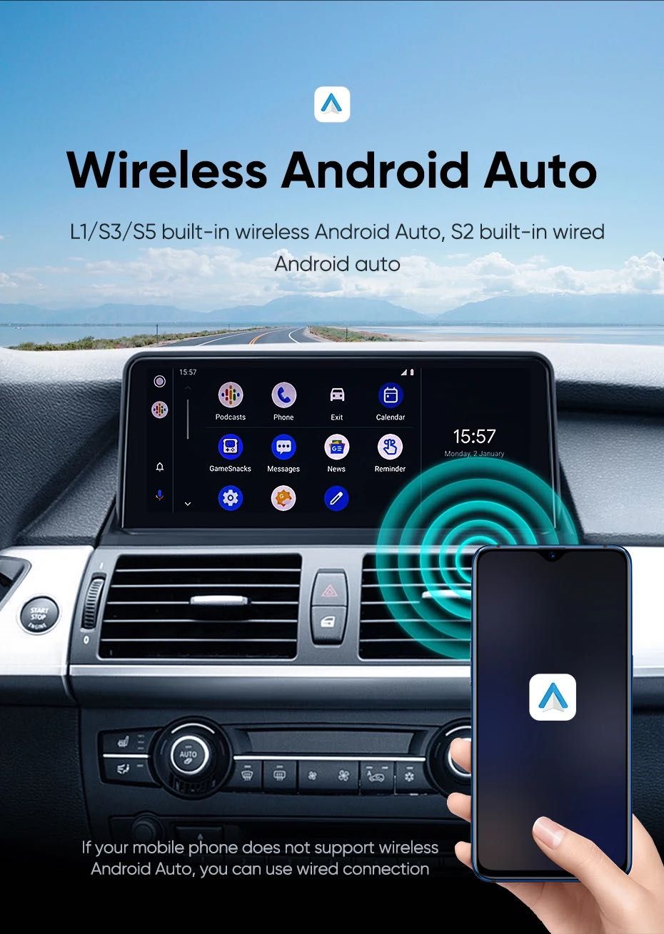 Auto Rádio Bmw X5/X6 E70 E71 * Android * Ano 2007 a 2014