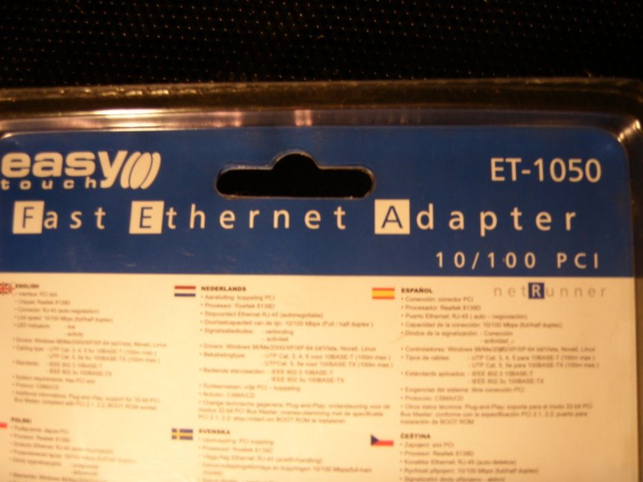 Karta sieciowa do komputera stacjonarnego ET-1050 Easy Touch NOWA