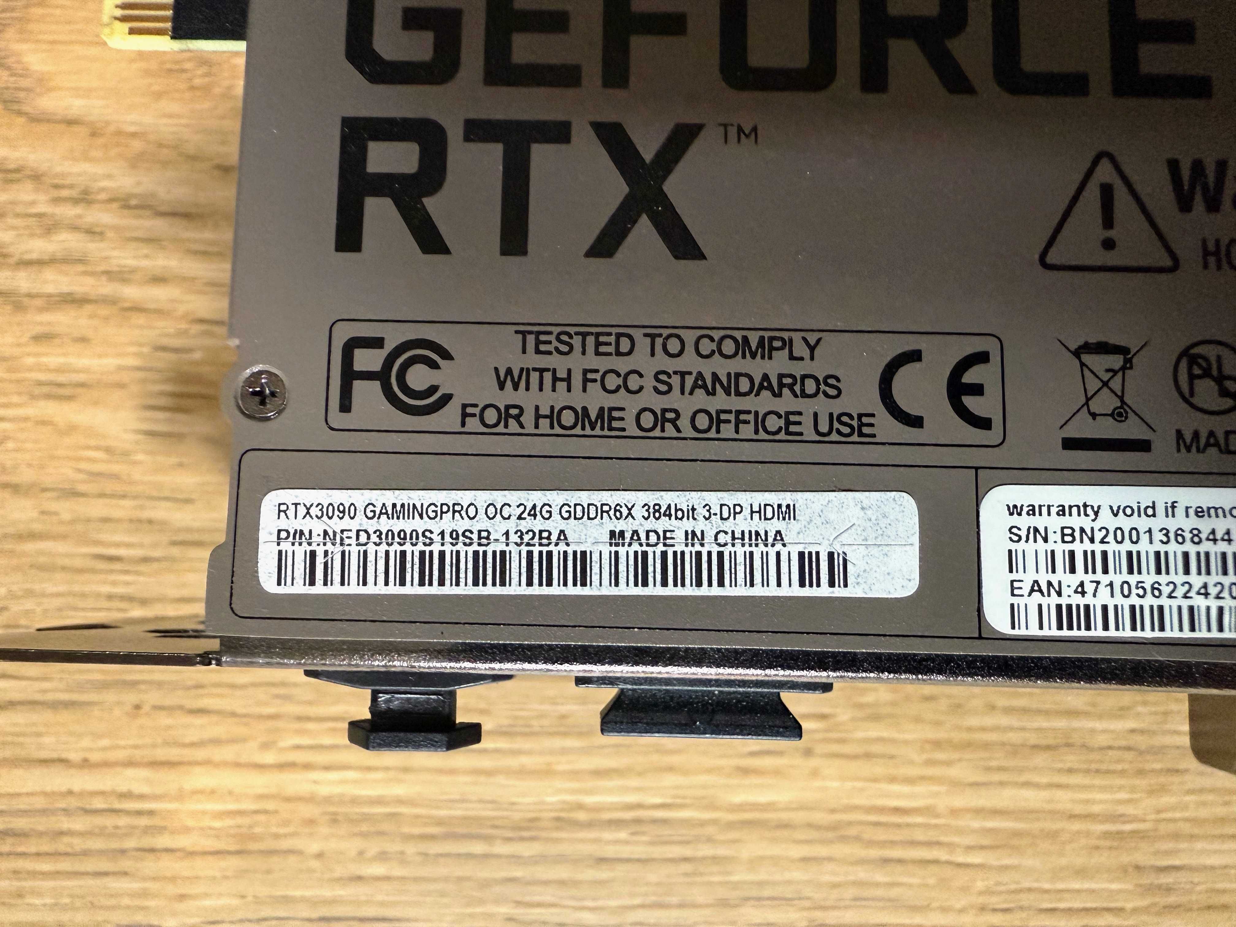 Palit RTX 3090 GamingPro OC 24GB GDDR6 384bit