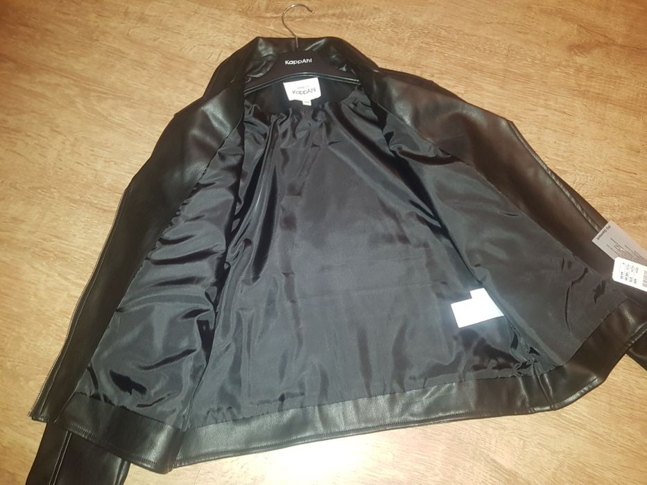 KappAhl  czarna kurtka ramoneska 146 cm