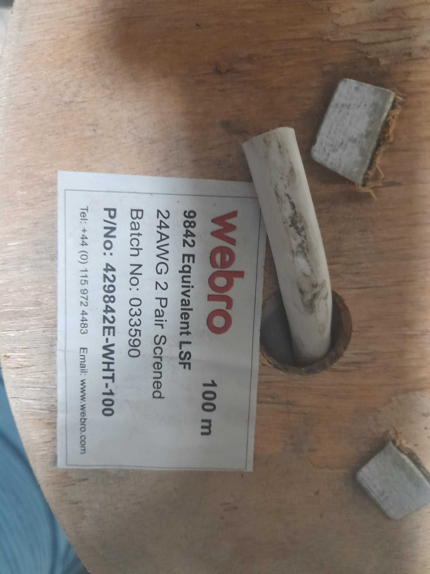 KABEL przewód sieciowy  teleinformatyczny skrętka 2 x 2 x 24 AWG