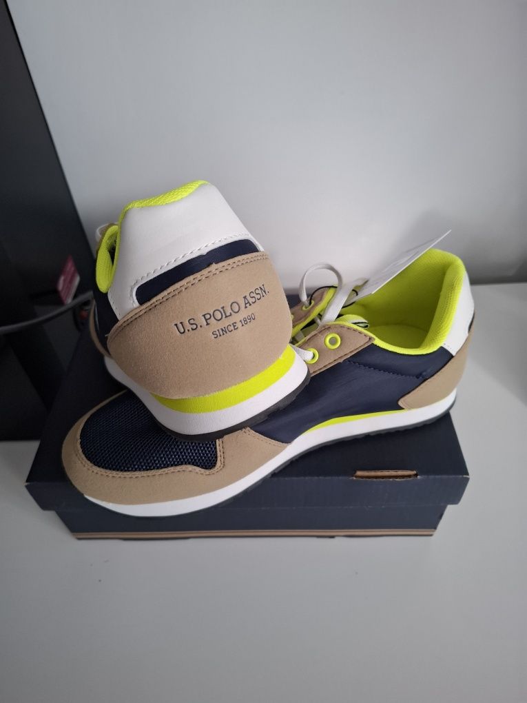 Sneakersy U.S. Polo Assn. - Nobik NOBIK008 DBL-BEI03 rozmiar 39